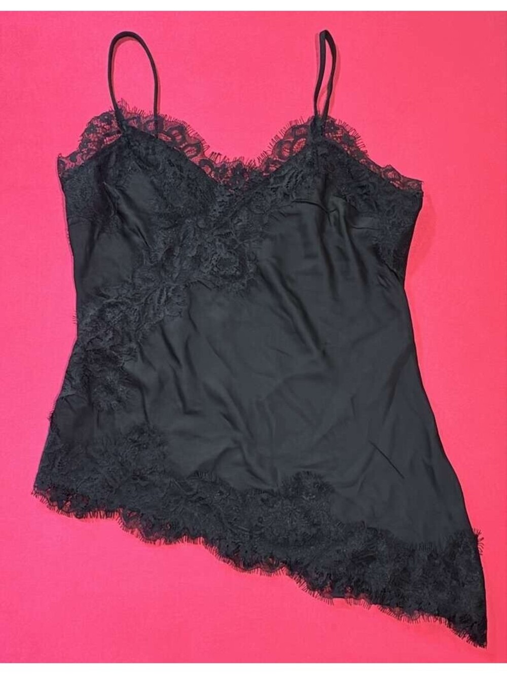 Wild Fable Work Size XS Black Lace Trim Camisole Top Size XS New